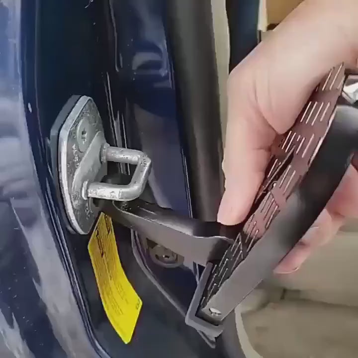 1 Piece Door Step Door Step With Safety Hammer Metal Folding Door Step Roof Cleaning Door Latch Hook Assist Climbing Door Step