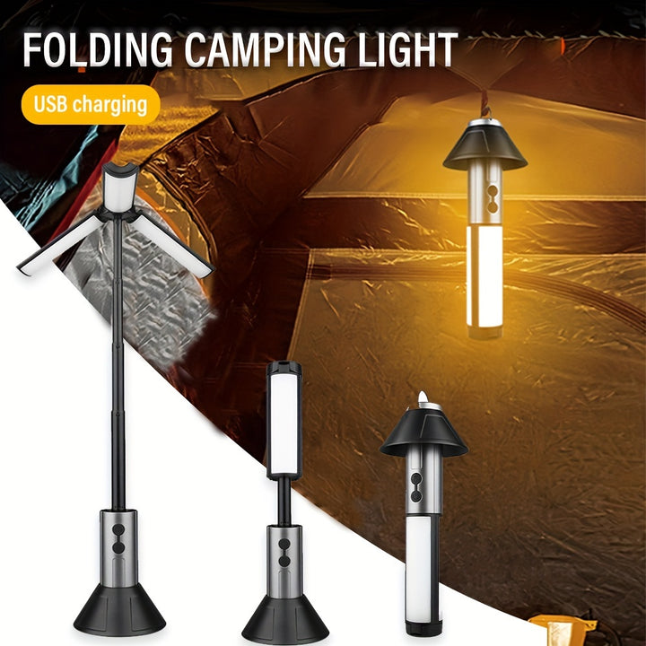 USB Rechargeable LED Camping Lantern with Stand  NJ9803