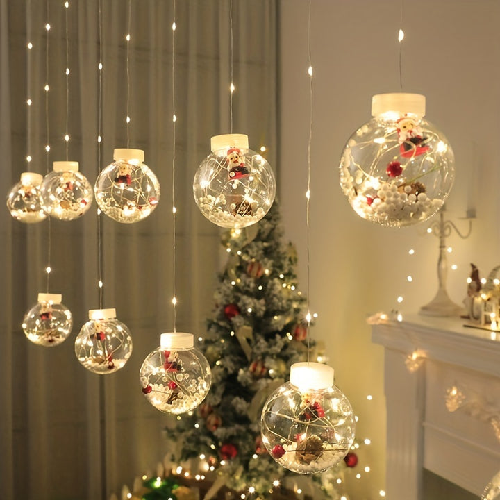 LED Christmas Curtain Lights Wishing Ball  XUI9