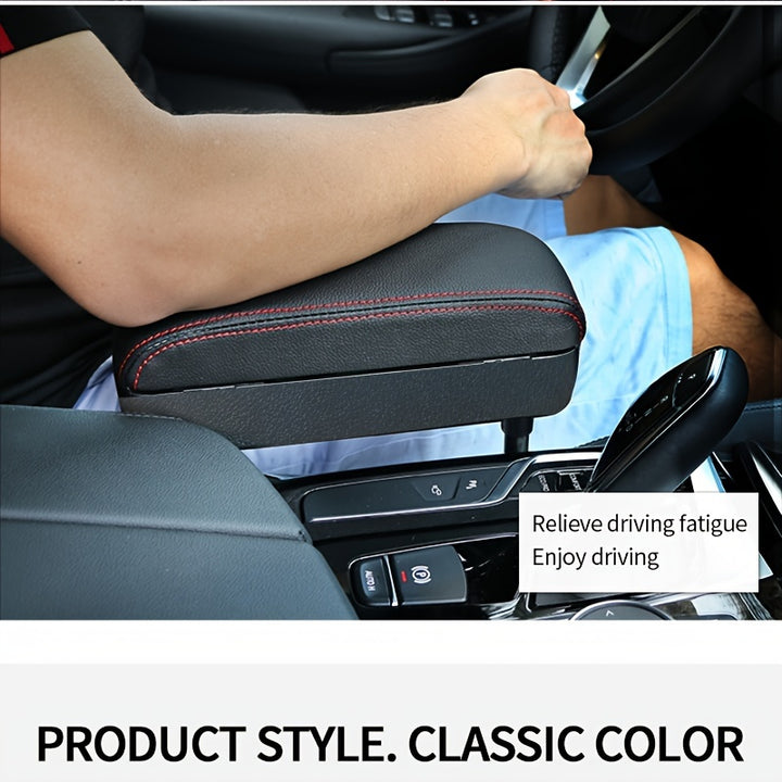 Universal PU Leather Car Armrest  Storage Box  pd3am