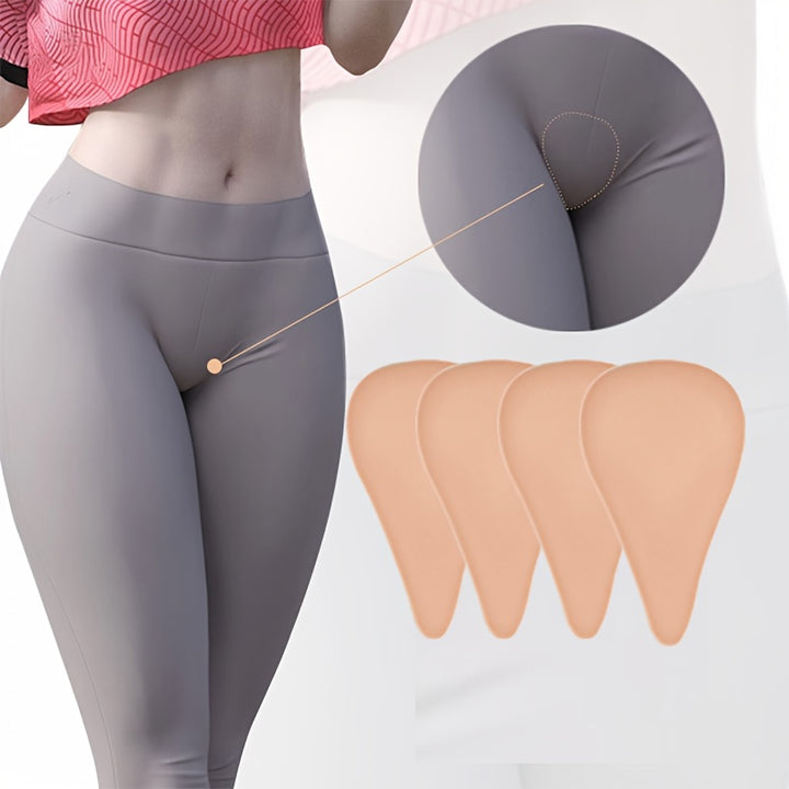 4pcs Invisible SelfAdhesive Sponge Bra Pads  Seamless AntiSlip for Sports  Yoga Womens Fashion Lingerie Accessories