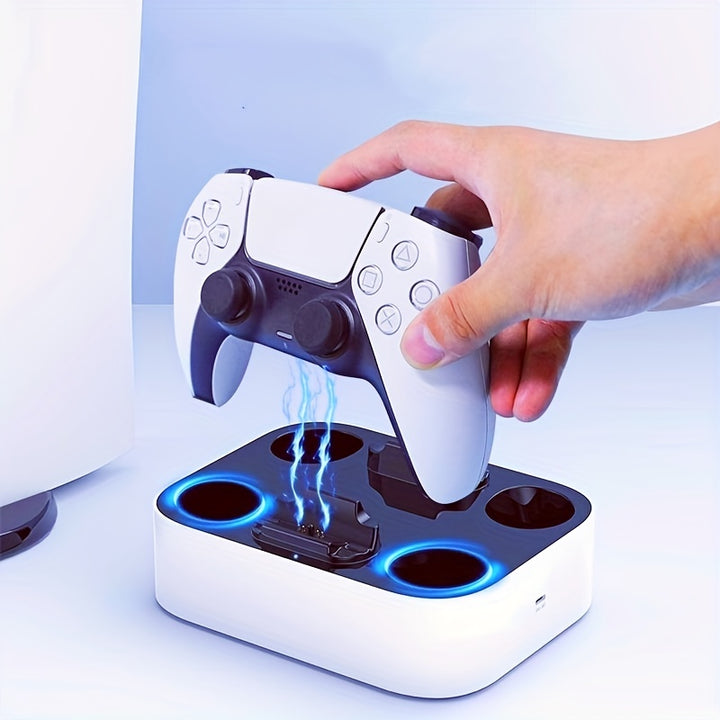 Fast Charging Dock Charger Station With Safety Chip Protection  LED Indicator For PS5 Controller