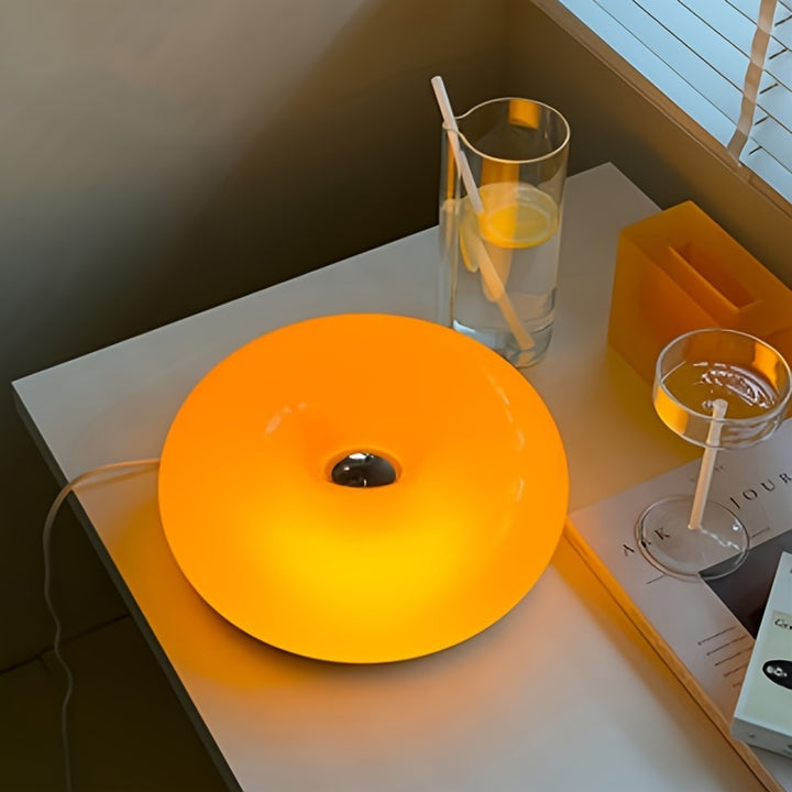 Orange Glass Touch Ambient Desk Lamp  P6IJ