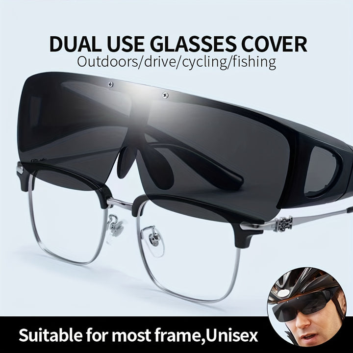 Polarized Fit Over Glasses For Men And Women Night Vision Suitable For Outdoor Activities Such As Driving Cycling And Fishing