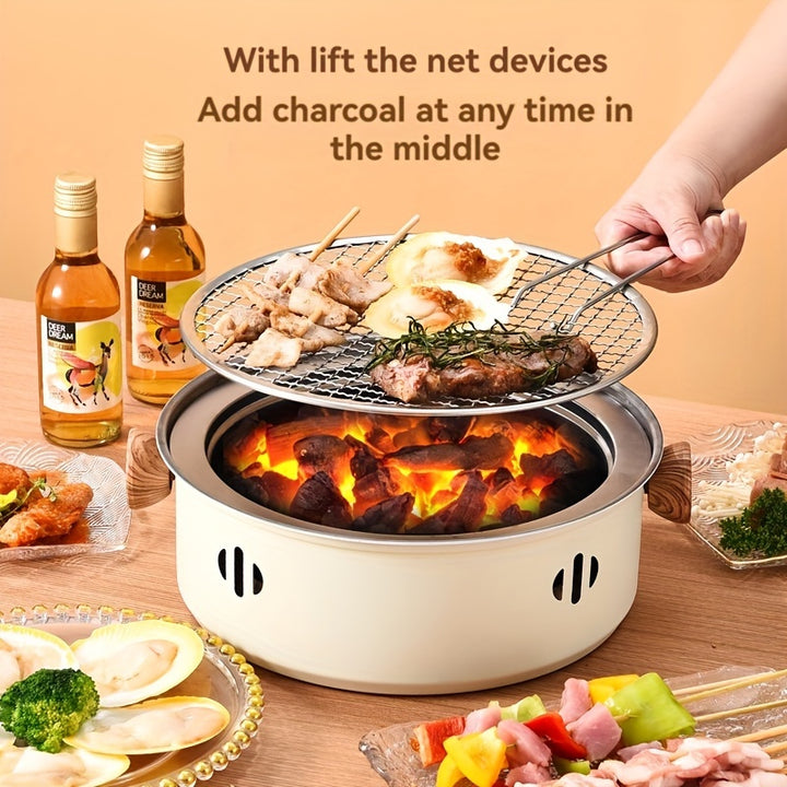 Versatile Stainless Steel BBQ Grill Set  NonStick BPAFree for Family Gatherings  Outdoor Cooking