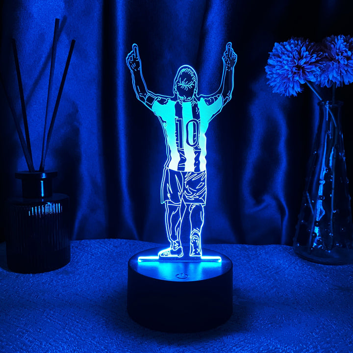  Creative Soccer Series 3D LED Night Light Touch ColorChanging  R2JN