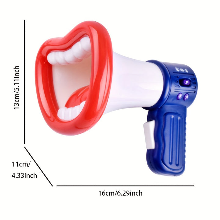 Funny Multi Voice Changer Large Mouth Voice Changing Amplifier Portable Megaphone BullhornR8PS