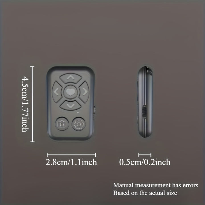2Pack USB Charging Mini Wireless Remote Control for TikTok Videos SevenButton SelfTimer Remote with 36V Operating Voltage
