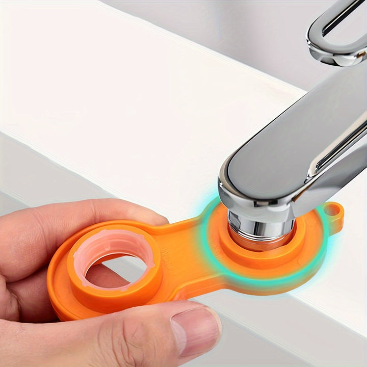 Universal Faucet Aerator Wrench Plastic NonElectric Faucet Bubbler Removal Tool European  American Thread Compatible No Battery Required
