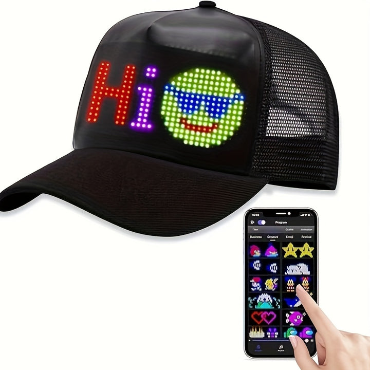 Smart LED Hat AppControlled Party CapAML963258