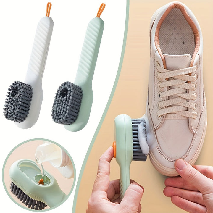 1pc Multifunctional Liquid Shoe Brush Household Cleaning Brushes  TJRL01W