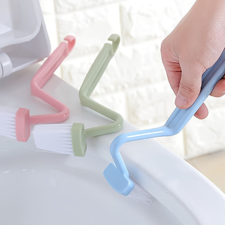 VShaped Toilet Brush Set BluePink