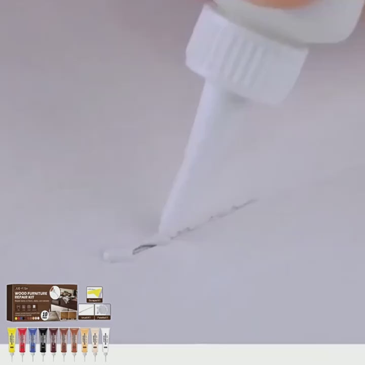 1 Repair Kit For Wooden Furniture  Instantly Repair Scratches And Cracks Longlasting And Durable  Suitable For Chairs Tables Floors With Multicolor Wood Filler  Easy To Use 3cm X 12cm