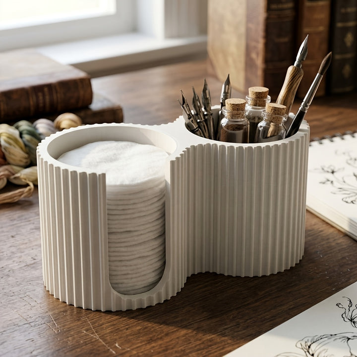 Minimalist Striped Swab Organizer Decor  SA29