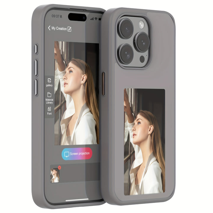 Ecofriendly Ink Display Case for iPhone Pro Models  APS77