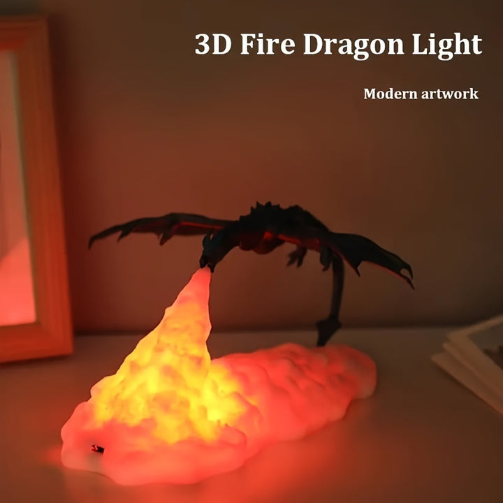 3D LED Dragon USB Charging Light  P2ME