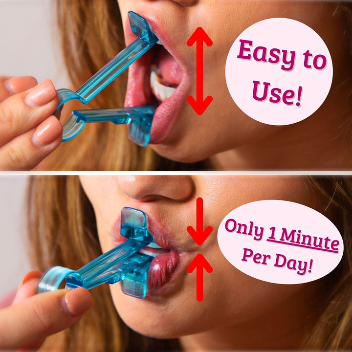 1pc Lip Muscle Trainer Facial Exerciser Face Trainer Face Fitness Face Muscle Exerciser