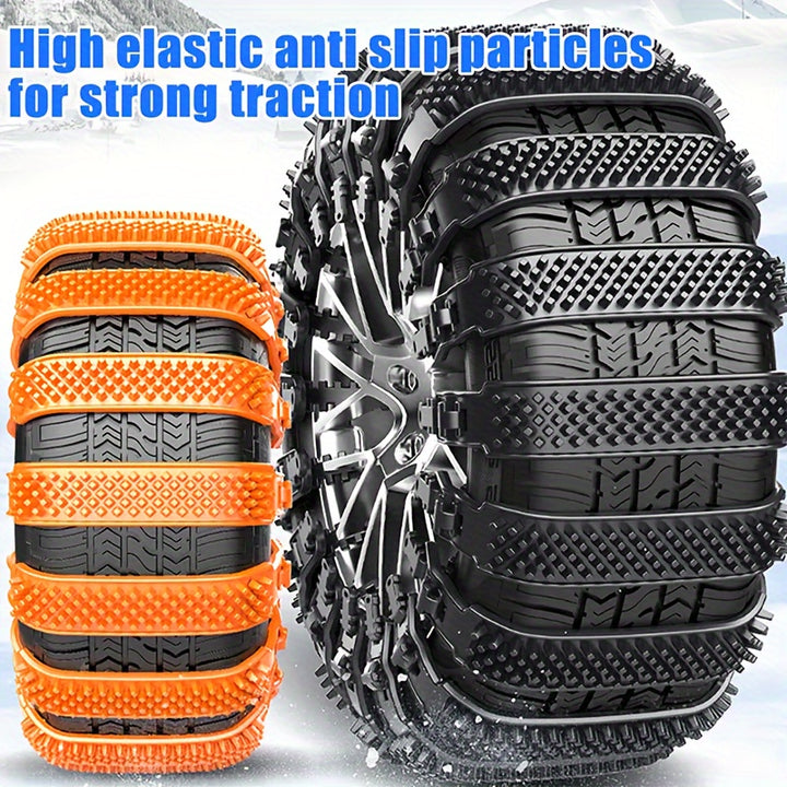 8pcs Chain Auto Winter Tire Wheels Chains Anti Skid Chains For Car Truck SUV Winter Car Tires Accessories