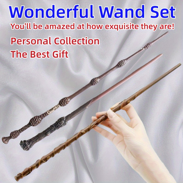 Movie Enthusiasts Favorite Exquisitely Designed Vintage Metal Core Wands Not Easily Broken