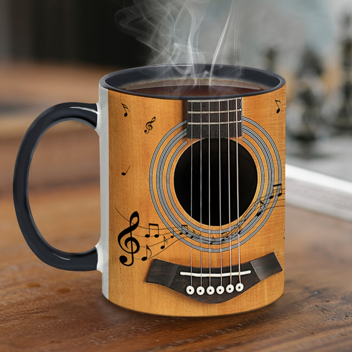 1pc GuitarThemed Ceramic Mug  DurableDrinkware For Hot  Cold Beverages  Perfectfor Music Lovers Ldeal Gift For Any Occasion