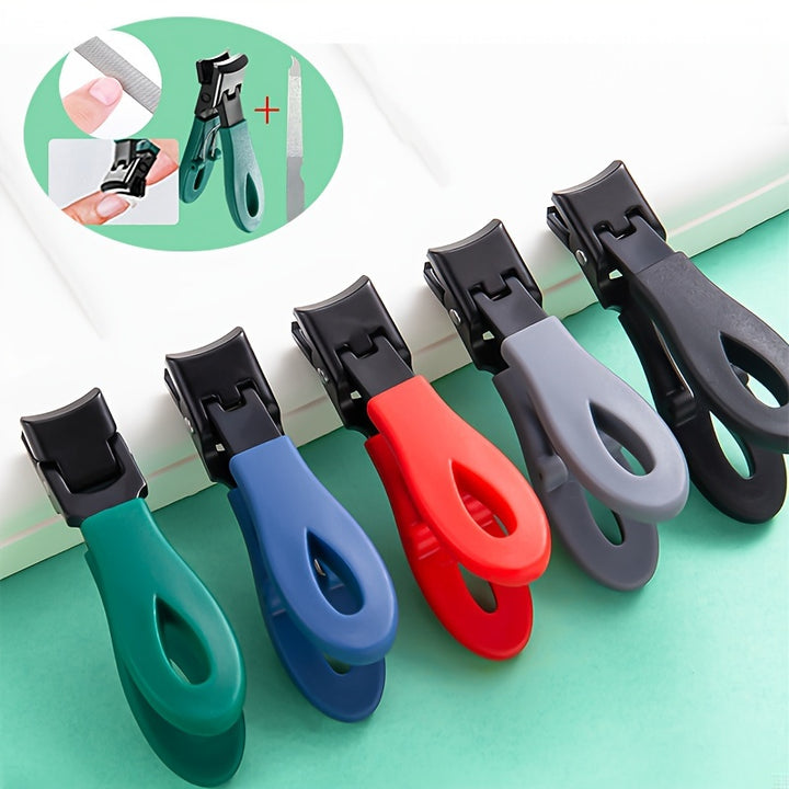 1pc Stainless Steel Wide Jaw Nail Clippers For Thick Toenails And Hard Nails Effortless Nail Cutter Heavy Duty Trimmer Modern Manicure  Pedicure Tool For Men And Women