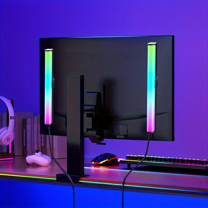 Smart LED Light Bars 2Pack RGB with Music Sync  FJ9V