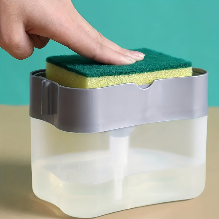 Dish Soap Dispenser And Sponge Holder  DI3K