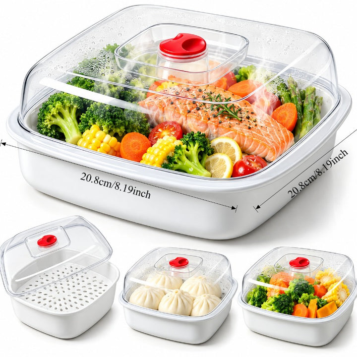 MultiFunction Microwave Steamer  BowlAMLJHGFD