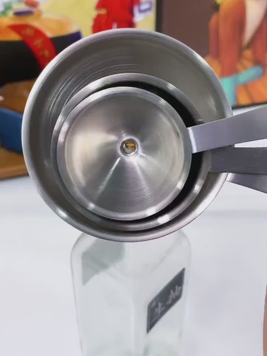 6pcs Stainless Steel Funnel Set with Long Handle and Cleaning Brushes  Kitchen Oil Pouring Funnel for Wine Transfer  Durable and Easy to Clean  Small to Large Sizes Included
