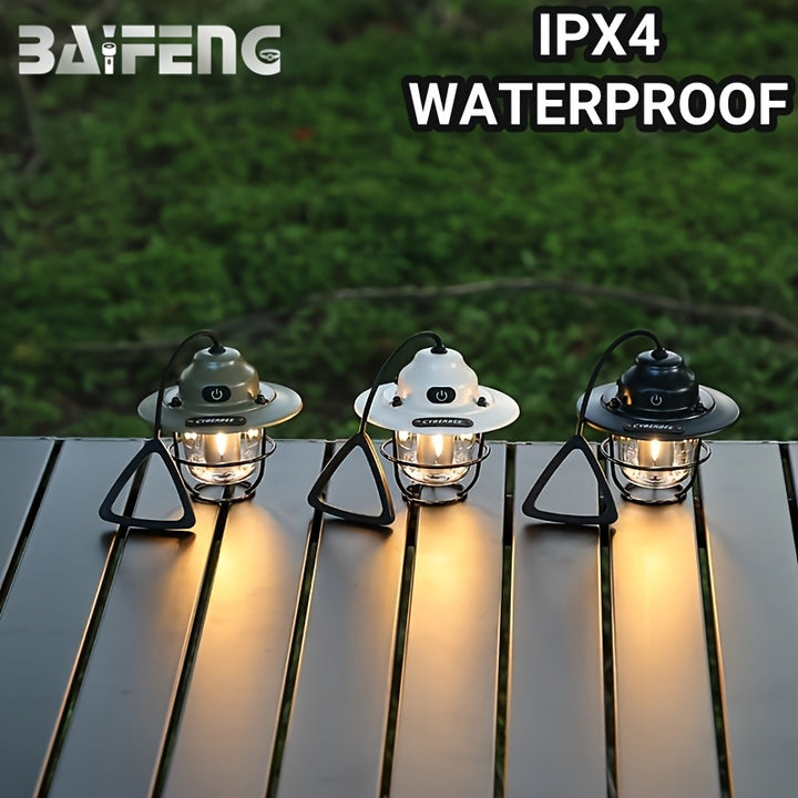 Baifeng Waterproof Vintage LED LanternPVBE