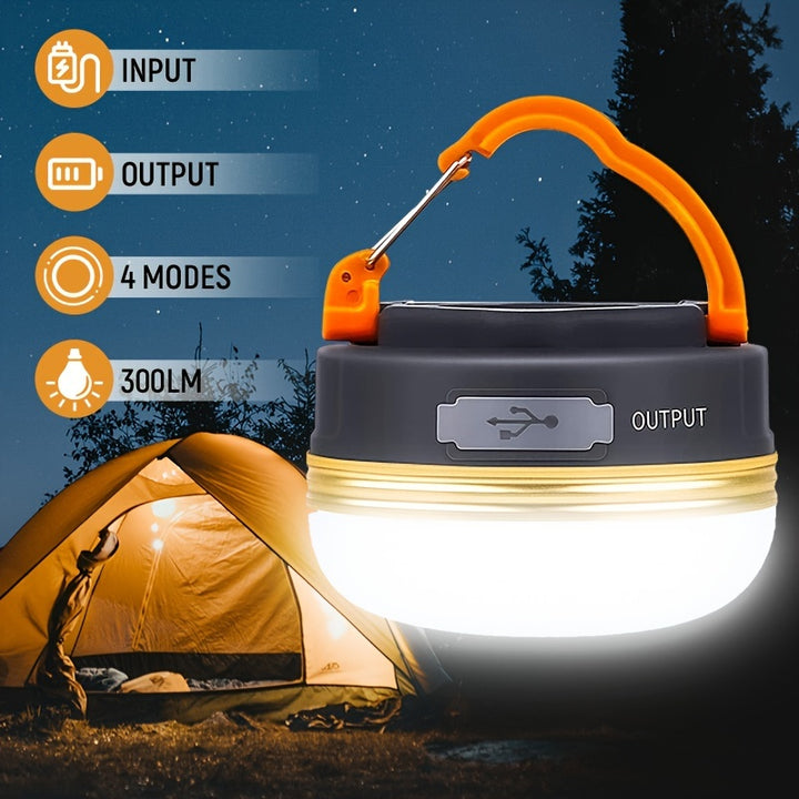 Rechargeable LED Camping Lantern with Magnet Base  PQXC