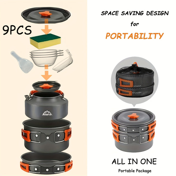 Jetbeam 45 Person Camping Cookware SetAMLIIOI