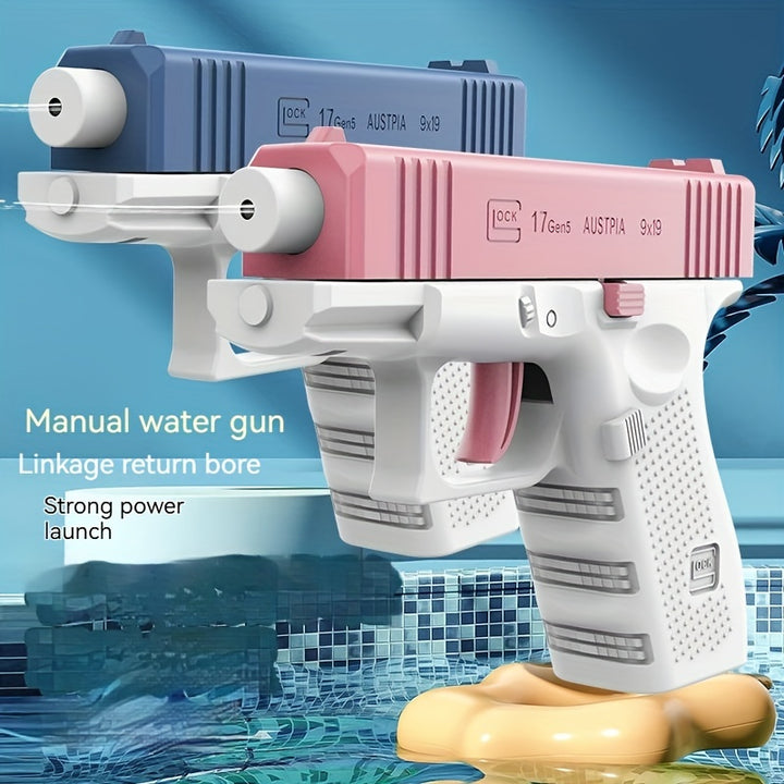 1pc Manual Water Gun Toy Handgun Style Water Blaster  Science Interest Stimulating Toy