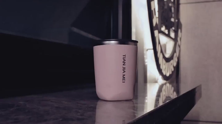 1pc DoubleLayer Stainless Steel Coffee Cup with Heat Insulation and Lid  Keep Your Coffee Hot and Your Hands Cool