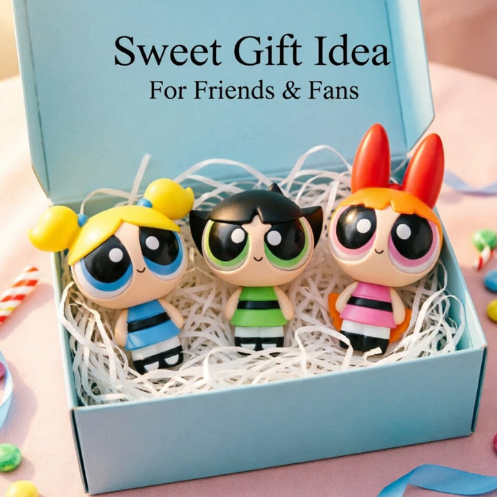 Powerpuff Girls Chibi Figurines 3pc Set