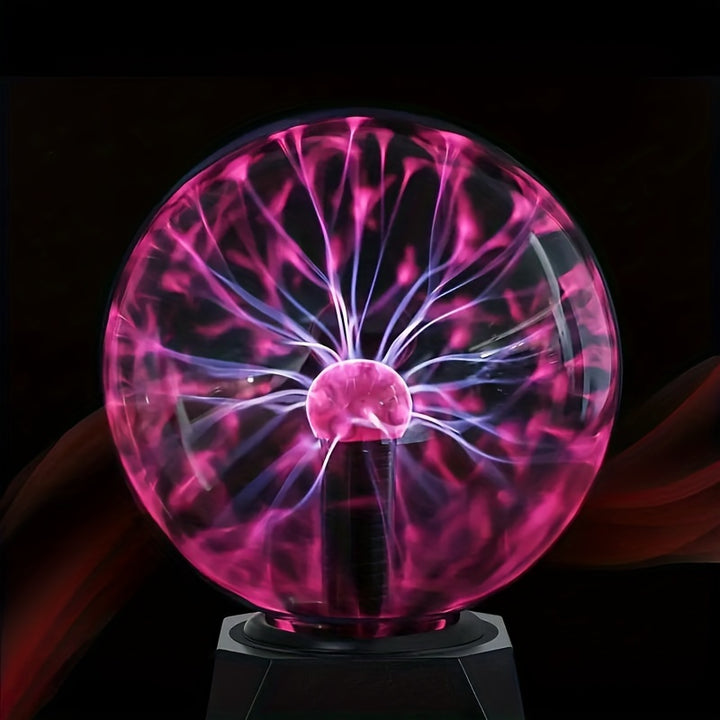 1pc Plasma Ball Light 127 Cm Touch And Sound Activated Lightning Globe Magical Interactive Mood Setting Fun And Science Lamp Prop For Parties Craft Art Decor Birthday Thanksgivings Christmas Gifts USB Plug