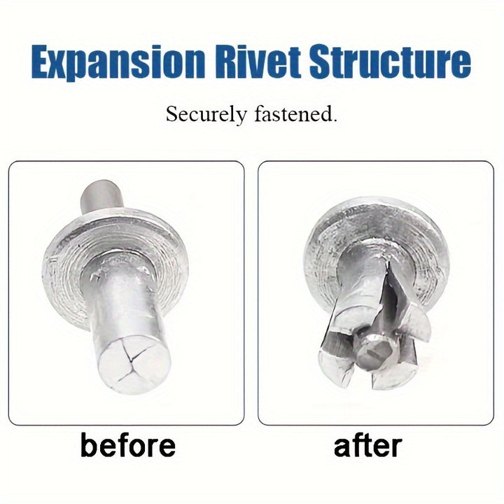 Expanding Rivet Metal 100 Pack Aluminum Alloy Knockout Expanding Rivets - TJRHPQL – SOOOQ