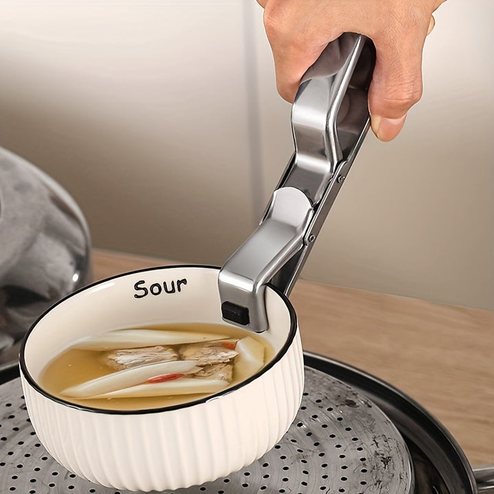 1pc Nonantiscalding Bowl Clip Kitchen Tray Clip Antiscalding Multipurpose Lifting Tray Clip Kitchen Bowl Clip Creative Bowl Clip Used To Take Hot Plates Or Bowls And Food Out Of The Instant Pot Microwave Dish Clip
