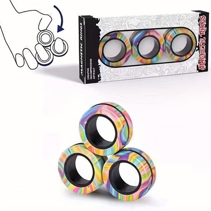 Magnetic Finger Ring Decompression Fidget Toy  TJRG37M