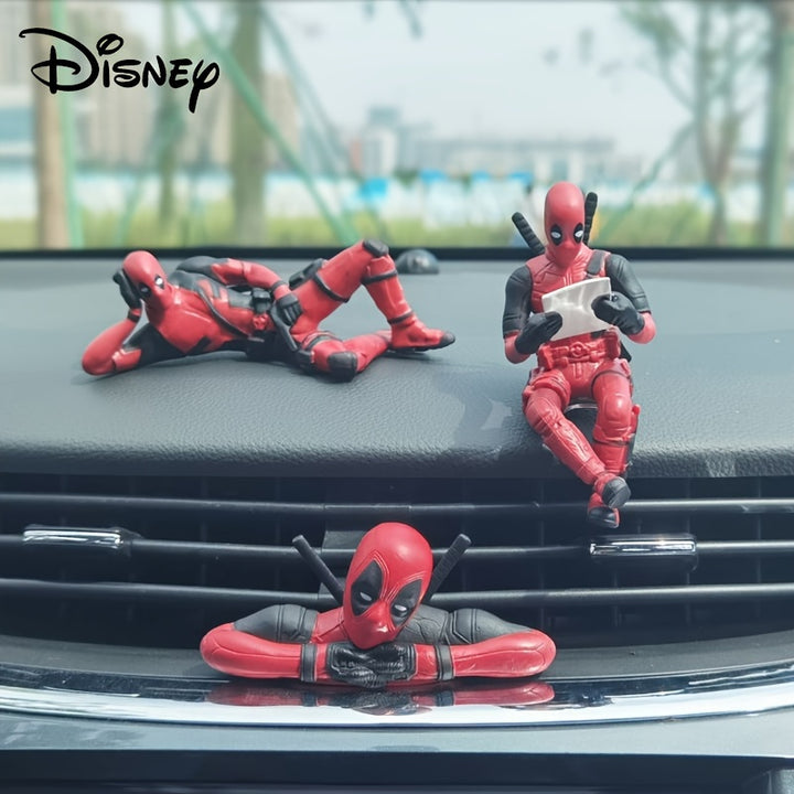Disney Authorized Deadpool Car Decoration Set  3pcs  NJPRDD