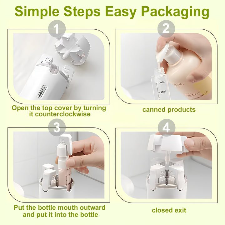 2Piece Travel Bottle Set
