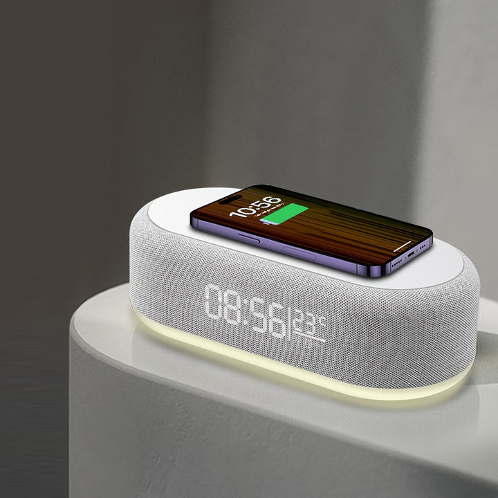 Wireless Charging Station Digital Alarm Clock  D29V