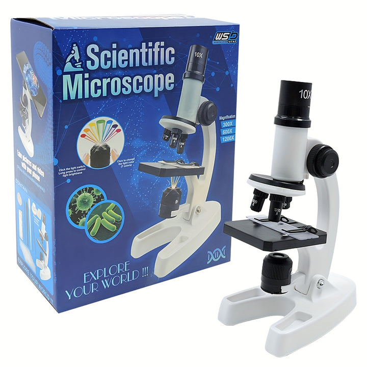 Kids Scientific Microscope Set with LED  NJLAGY