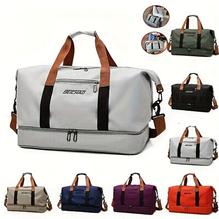 Trendy Travel Bags Large Capacity Sports Bag Waterproof Messenger Bag Y3EA