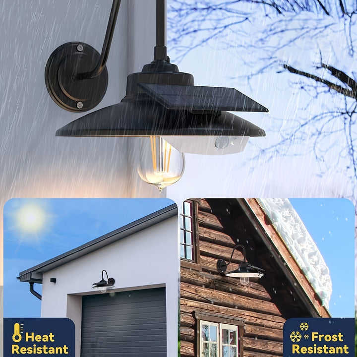 Outdoor Solar Barn Lights with Motion Sensor  O8K1