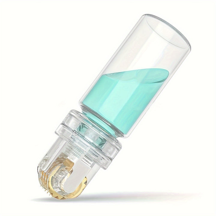 1Pack Hypoallergenic Microneedle Facial Roller  025mm Titanium Needle  Serum Infusion Tool for Enhanced Skin Care and Hydration No Battery Needed