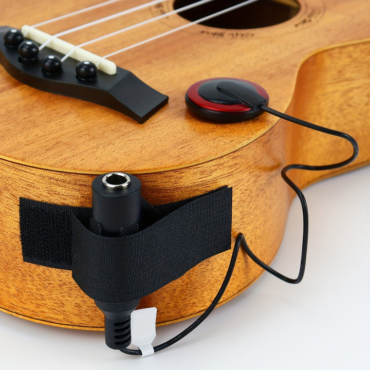 HighQuality Piezoelectric Contact Pickup For Acoustic Guitars Ukuleles Karimbas Harps And Banjos  Easy To Install And ProfessionalGrade