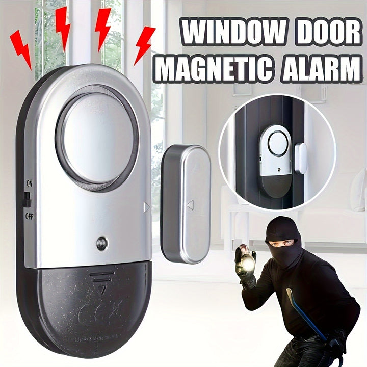 Wireless Door Window Alarm 120 DB Magnetic Burglar Alert Sensor  TJROA64