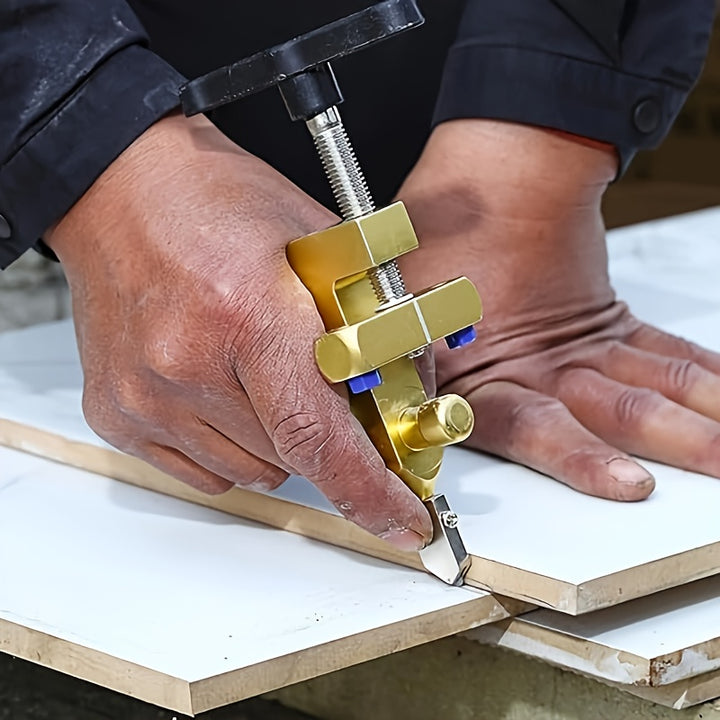 T TOVIA 2in1 Diamond Tile Cutter  Breaker Pliers Set  Includes Stainless Steel Blades Gaskets  Manual Tool for Glass  Ceramic