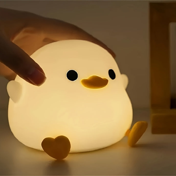 Doudou Duck Silicone Sensing Night Light  2KIF